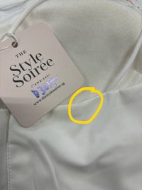 DEFECT | Cadea Cross Back Top in White in L