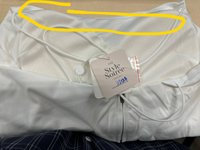 DEFECT | Cadea Cross Back Top in White in L DEFECT | Cadea Cross Back Top in White in L