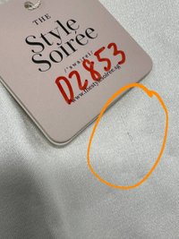 DEFECT | Paris Pearl Satin Romper Dress in White in XS DEFECT | Paris Pearl Satin Romper Dress in White in XS