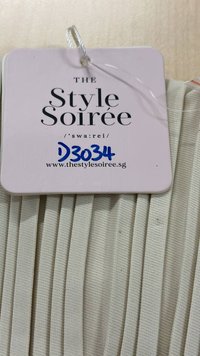 DEFECT | Piper Pleat Top in Buttermilk Cream In XS