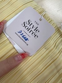 DEFECT | Paylyn Pleated Tube Top in Yellow in M