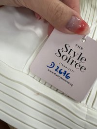 DEFECT | Promise Pleat Halter Top in White in XS