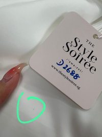 DEFECT | Deliana Drape Satin Midi in White in XS