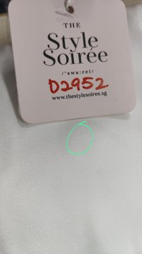 DEFECT | Parisie Pearl Satin Top in White in XL