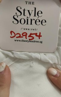 DEFECT | Madeline Mesh One Shoulder Jumpsuit in White in M