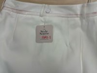 DEFECT | Berlin Belted Skorts in White  DEFECT | Berlin Belted Skorts in White