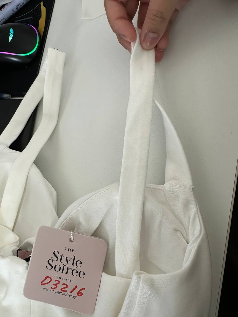 DEFECT | Kelyn Knotted Midi in White in L