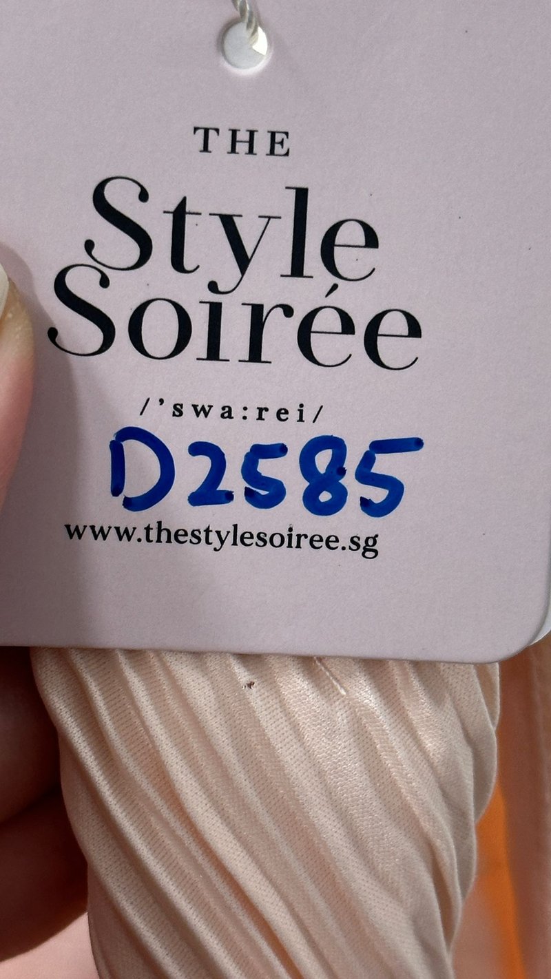 DEFECT | Plisse Pleats Halter Top in Light Blush in S DEFECT | Plisse Pleats Halter Top in Light Blush in S