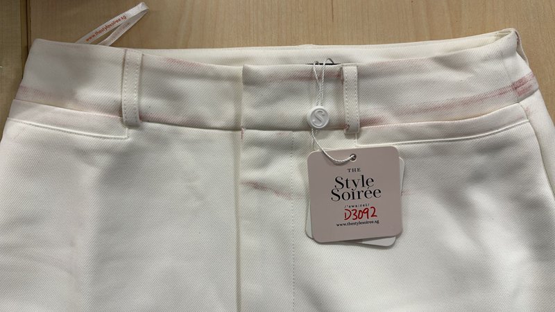 DEFECT | Berlin Belted Skorts in White  DEFECT | Berlin Belted Skorts in White