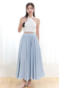 Heda Co-ord Maxi Skirt in Light Blue ( Regular Length ) Heda Co-ord Maxi Skirt in Light Blue ( Regular Length )
