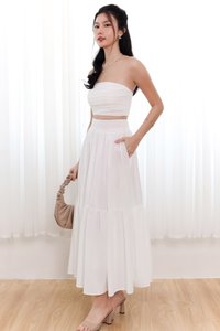 Tilly Tiered Top Petite V2 in White