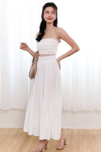 Tilly Tiered Top Petite V2 in White