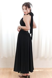 DEFECT | Heda Co-ord Maxi Skirt in Black ( Regular Length ) in S DEFECT | Heda Co-ord Maxi Skirt in Black ( Regular Length ) in S