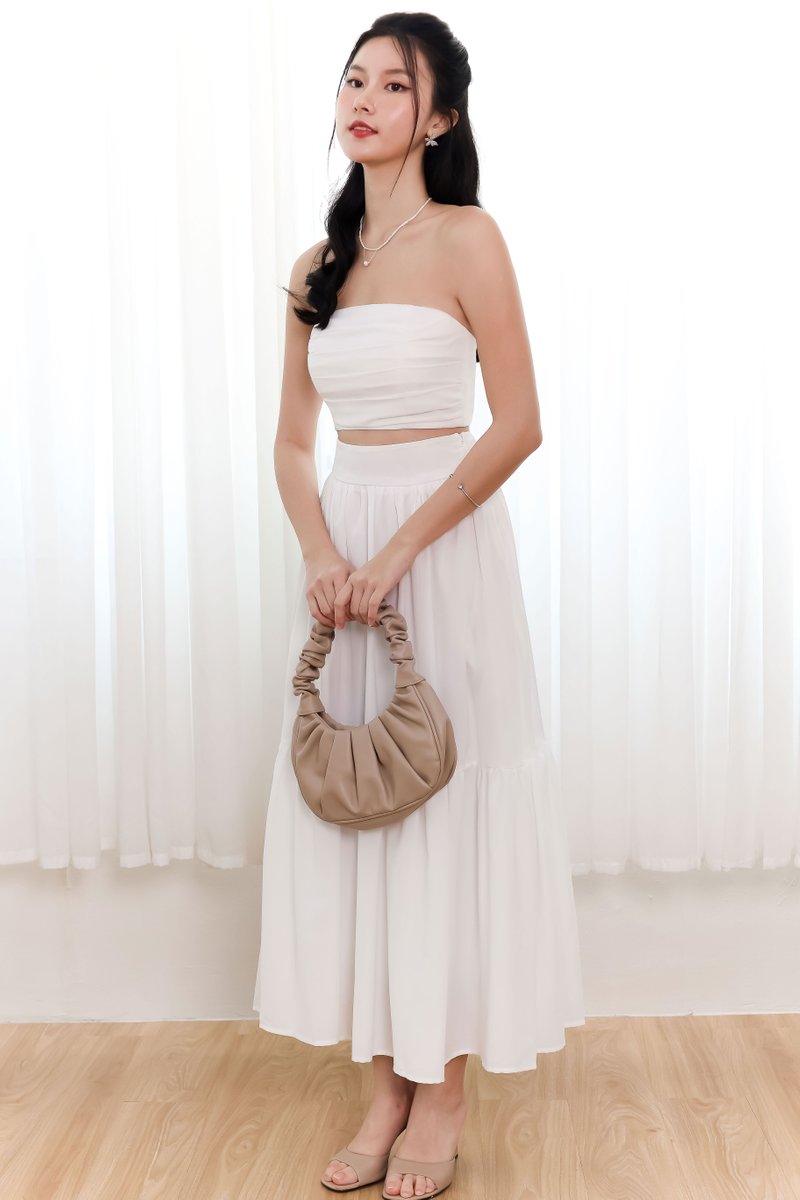 Tilly Tiered Top Petite V2 in White