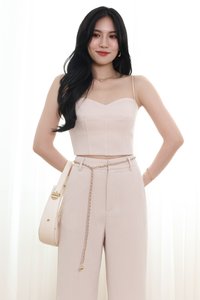 Chancie Co-ord Padded Top in Blush Chancie Co-ord Padded Top in Blush