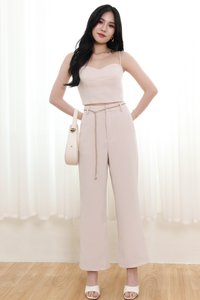 Chancie Co-ord Padded Top in Blush Chancie Co-ord Padded Top in Blush