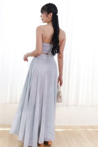 RESTOCKS | Phaedra Printed Co-ord Skirt in Light Blue ( Regular Length )