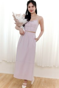 Cayla Co-ord Midi Skirt in Lilac Cayla Co-ord Midi Skirt in Lilac