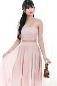 RESTOCKS | Phaedra Printed Co-ord Top in Blush Pink RESTOCKS | Phaedra Printed Co-ord Top in Blush Pink