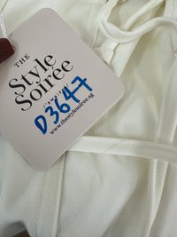 DEFECT | Serena Sweetheart Romper Dress V2 in White in XXS