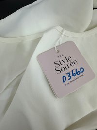 DEFECT | Carlene Co-ord Halter Top in Cream White in L DEFECT | Carlene Co-ord Halter Top in Cream White in L