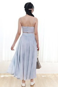 RESTOCKS | Phaedra Printed Co-ord Top in Light Blue RESTOCKS | Phaedra Printed Co-ord Top in Light Blue