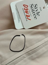 DEFECT | Rin Ribbon Sleeved Co-ord Top in Ballet Pink in XXS/XS/S/M/L/XL DEFECT | Rin Ribbon Sleeved Co-ord Top in Ballet Pink in XXS/XS/S/M/L/XL