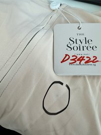 DEFECT | Rin Ribbon Sleeved Co-ord Top in Cream Nude in XXS/XS/S/M/L/XL DEFECT | Rin Ribbon Sleeved Co-ord Top in Cream Nude in XXS/XS/S/M/L/XL