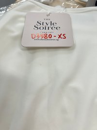 DEFECT| Rin Ribbon Co-ord Skorts in White in XXS,XS,S,M,L,XL