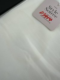 DEFECT | Tara Tailored Pants in White in XXS