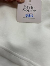 DEFECT | Reylene Romper Dress in White in XXS