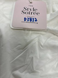 DEFECT | Raquel Ruched Co-ord Skirt in White in M