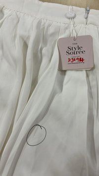 DEFECT | Heda Co-ord Maxi Skirt in White ( Petite Length ) in XL DEFECT | Heda Co-ord Maxi Skirt in White ( Petite Length ) in XL