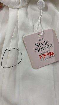 DEFECT | Heda Co-ord Maxi Skirt in White ( Petite Length ) in XL DEFECT | Heda Co-ord Maxi Skirt in White ( Petite Length ) in XL