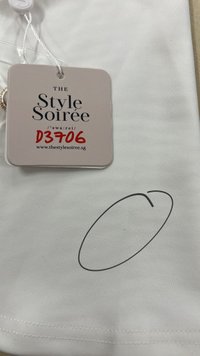 DEFECT | Marrel Mermaid Midaxi Skirt in White in XS