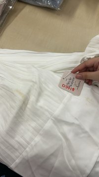 DEFECT | Pandora Pleat Cross Back Maxi in White in XS DEFECT | Pandora Pleat Cross Back Maxi in White in XS