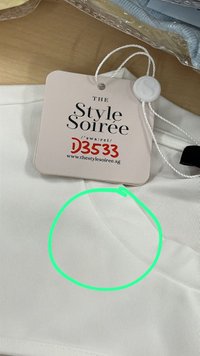 DEFECT | Cher Cut Out Top V2 in White in L