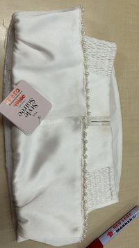 DEFECT | Parisie Pearl Satin Top in White in XS DEFECT | Parisie Pearl Satin Top in White in XS