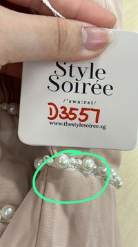 DEFECT | Perdi Pearl Pleated Jumpsuit in Light Pink in M DEFECT | Perdi Pearl Pleated Jumpsuit in Light Pink in M