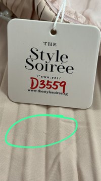 DEFECT | Perdi Pearl Pleated Jumpsuit in Light Pink in M