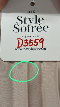 DEFECT | Perdi Pearl Pleated Jumpsuit in Light Pink in M