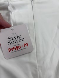 DEFECT| Rin Ribbon Co-ord Skorts in White in XXS,XS,S,M,L,XL