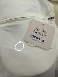 DEFECT | Rin Ribbon Sleeved Co-ord Top in White in XS/S/M/XL