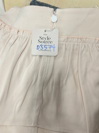 DEFECT | Dayna Double Tiered Flare Skorts in Blush in XXS/XS/S/M/XL