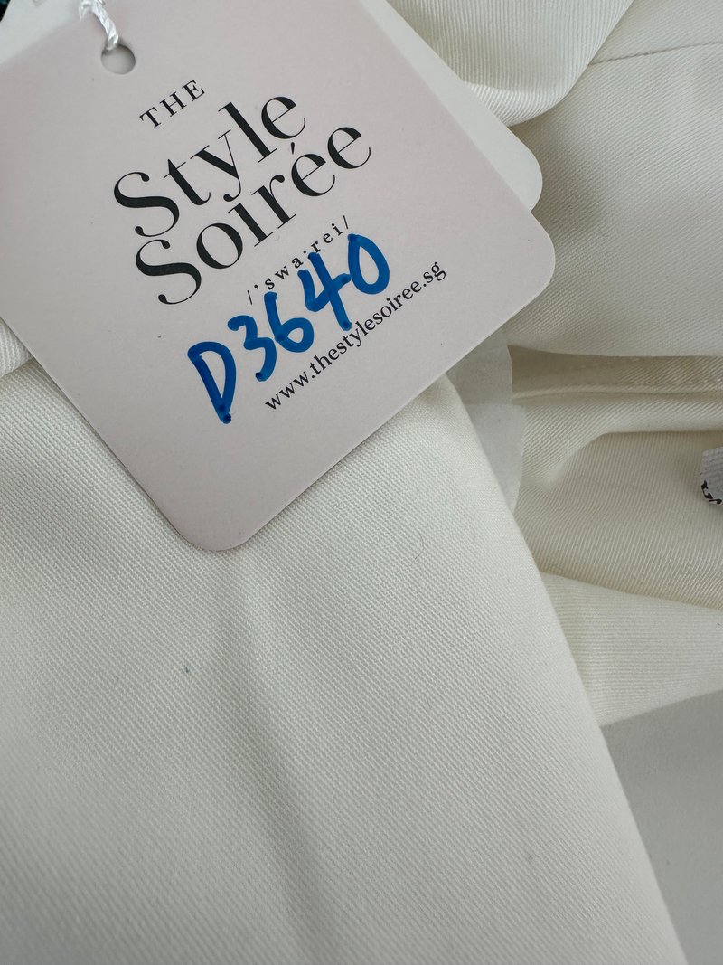 DEFECT | Serena Sweetheart Romper Dress V2 in White in L