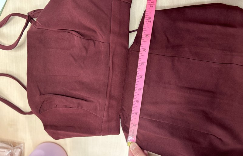 DEFECT| Cassidy Cut Out Midi V2 in Maroon in XS