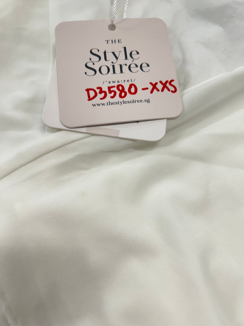 DEFECT| Rin Ribbon Co-ord Skorts in White in XXS,XS,S,M,L,XL