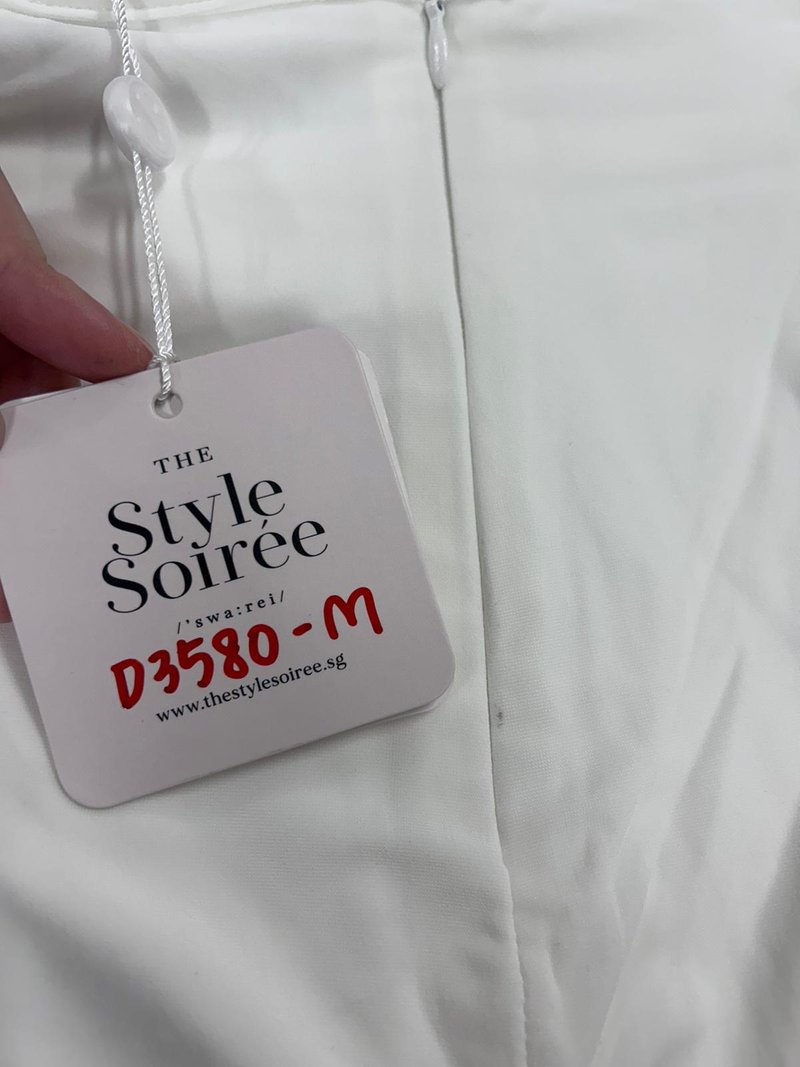 DEFECT| Rin Ribbon Co-ord Skorts in White in XXS,XS,S,M,L,XL