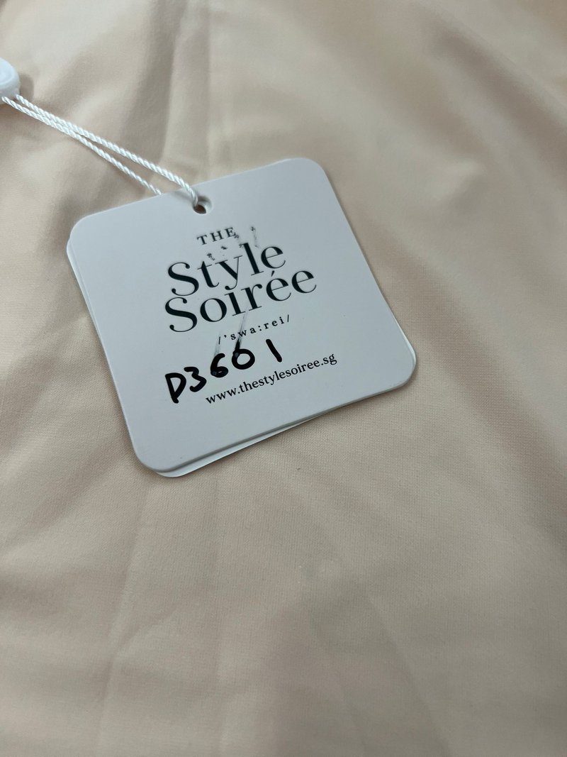 DEFECT | Rin Ribbon Co-ord Skorts in Cream Nude in XXS/XS/S/M/L/XL