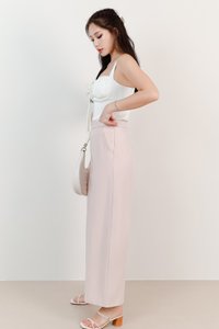 Britney Bustier Ribbon Top in White